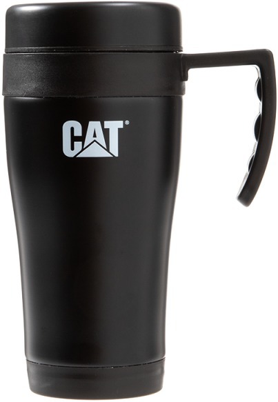 Thermal mug Caterpillar black