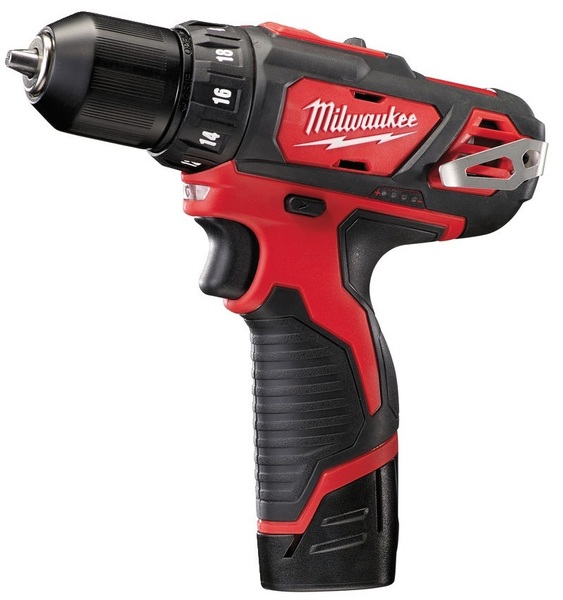 Wiertarko-wkrętarka Milwaukee M12 BDD-152C (+ 2x akumulator 1.5 Ah + ładowarka + walizka)