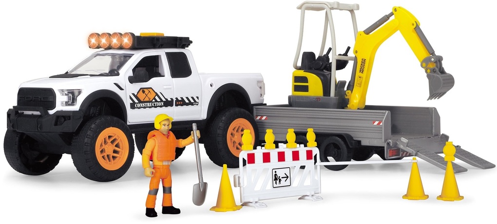 Road construction kit Wacker Neuson Dickie Playlife for children