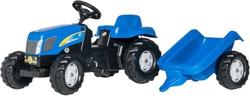 Pedal tractor New Hollandwith trailer Rolly Toys