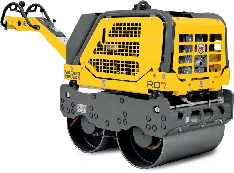 Tandem Roller Wacker Neuson RD7 He GUARDS