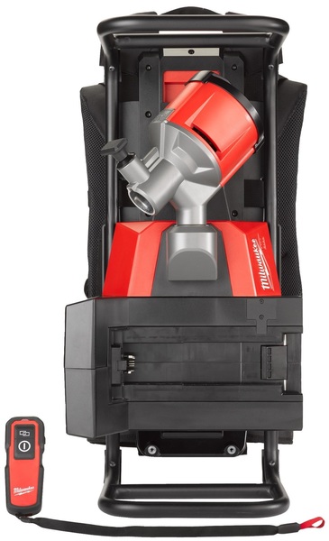 Wibrator plecakowy Milwaukee MXF CVBPKIT-602 do betonu (wałek 2 m, buława 38 mm, 2x akumulator, ładowarka)