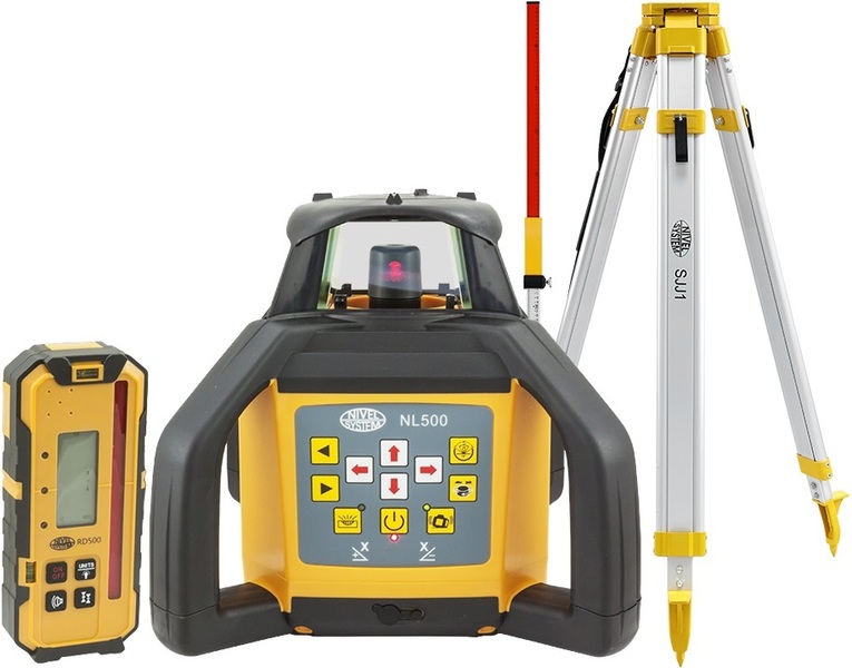 Laser level Nivel System NL500 DIGITAL (+ tripod, + laser stave)