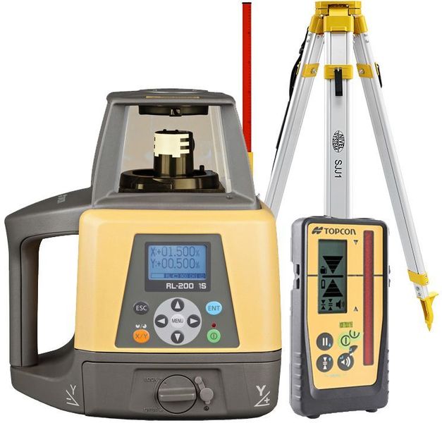 Niwelator laserowy Topcon RL-200 1S DIGITAL (+ statyw + łata)