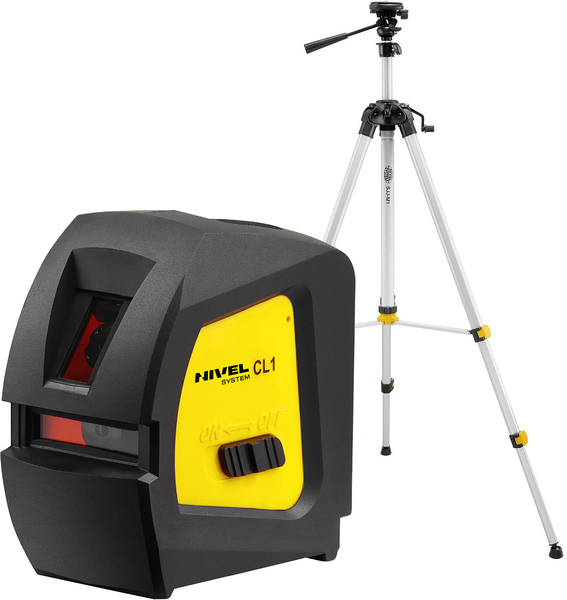Laser krzyżowy Nivel System CL1 (+ statyw SJJ-M1 EX), wiązka czerwona