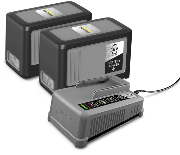 Starter pack Kärcher Battery Power + 36/75 (+ 2x 7.5 Ah battery + charger)