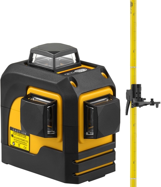 Multi-purpose cross laser Nivel System CL3D (+ expansion pole)