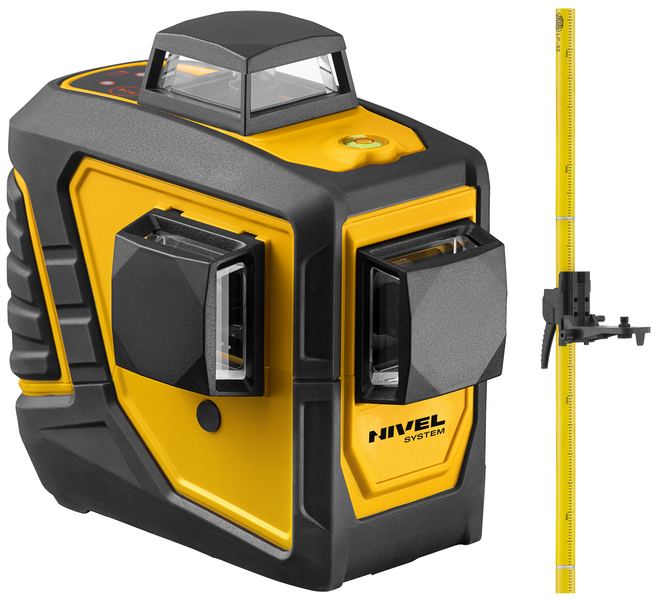 Multi-purpose cross laser Nivel System CL3D-G (+ expansion pole)