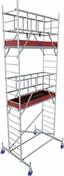 Mobile scaffolding Krause PROTEC (2 x 0.70 m), 6.3 m