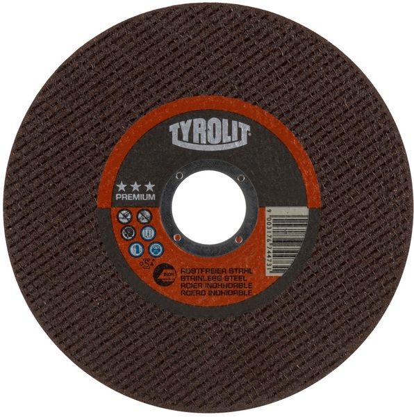 Abrasive disc for inox Tyrolit A30R-BFP 230 mm
