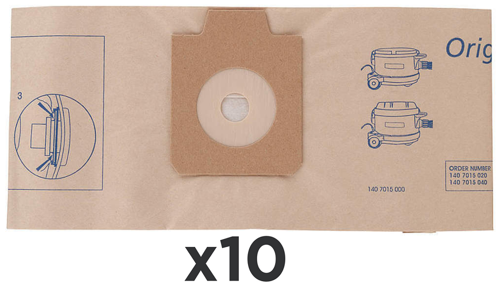 Paper bag Nilfisk GD930 for vacuum cleaners (10 pieces)