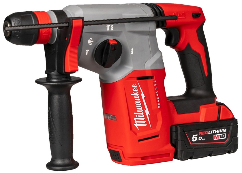 Młotowiertarka Milwaukee M18BLHX-502X (+ 2x akumulator 5 Ah + ładowarka + walizka)