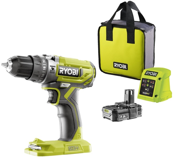 Drill driver Ryobi R18PD2-115S