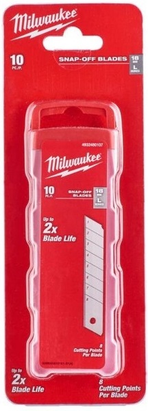 Wymienne ostrze łamane Milwaukee 18 mm (10 sztuk)