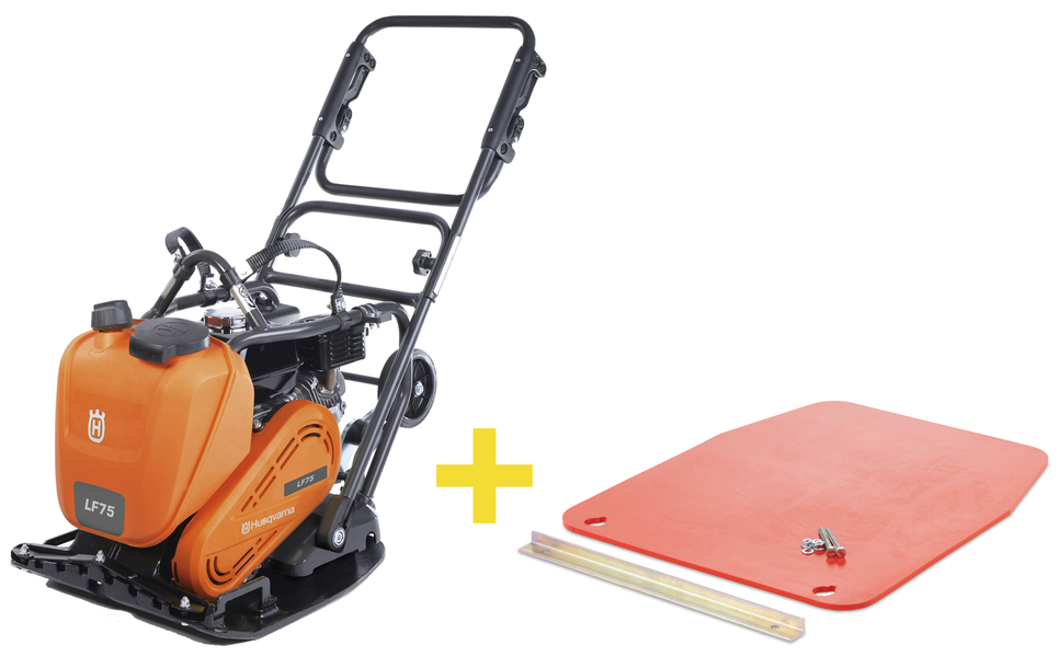 Single Direction Vibratory Plate Husqvarna LF 75/500 Honda LAT (+ elastomer plate)