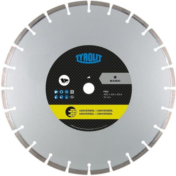 Diamond shield Tyrolit Basic FSU C3W 500 x 3.6