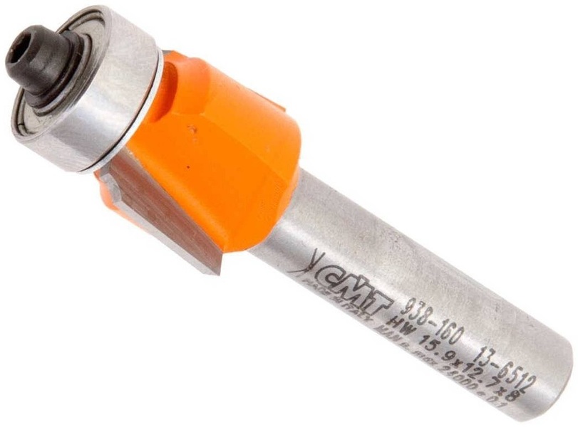 Rounding cutter CMT Orange Tools HM for wood (R 1.6 mm, D 15.9 mm, I 12.7 mm, S 8 mm)