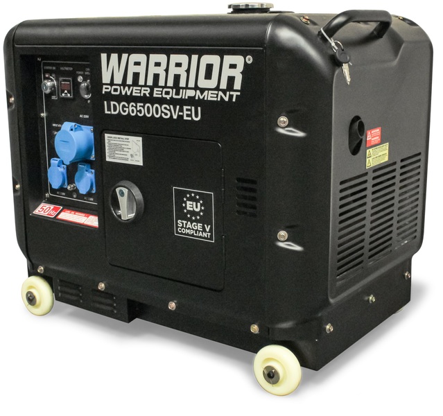 Agregat prądotwórczy jednofazowy Warrior LDG6500SV-EU AVR