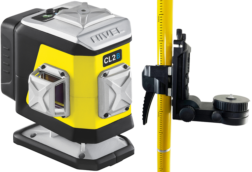 Multi-purpose cross laser Nivel System CL2B (+ expansion pole LP-36)