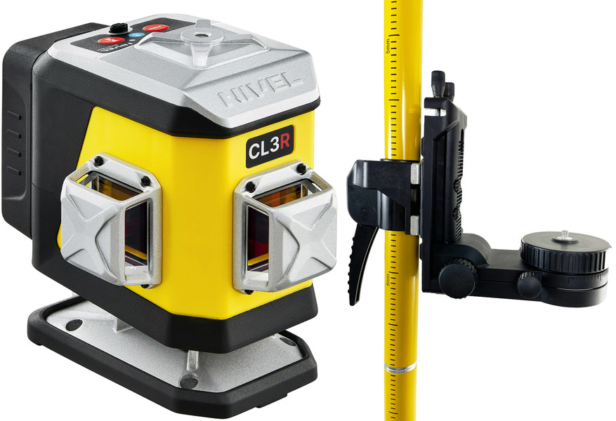Multi-purpose cross laser Nivel System CL3R (+ expansion pole LP-36)