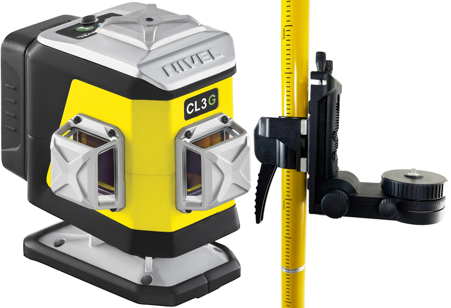 Multi-purpose cross laser Nivel System CL3G (+ expansion pole LP-36)