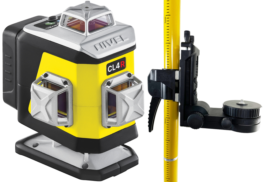 Multi-purpose cross laser Nivel System CL4R (+ expansion pole LP-36)