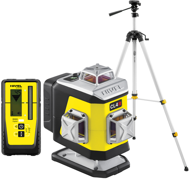 Multi-purpose cross laser Nivel System CL4R (+ tripod SJJ-M1 EX and laser sensor RD800 Digital)