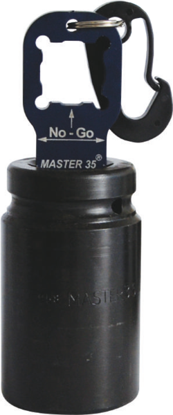 Gauge for rail impact wrench Airtec MASTER 35 NO GO