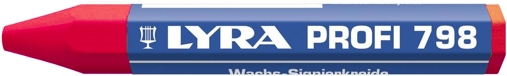 Red wax chalk for marking Lyra 798 (1 pcs)