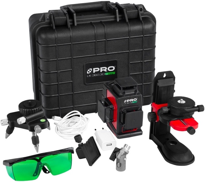 Line laser PRO LK-360.3DG