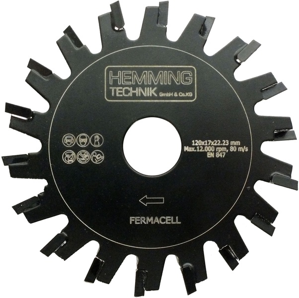 Diamond cutting disc Hemming Technik HE-120-F ⌀120x17mm (for dry screeds/Fermacell)