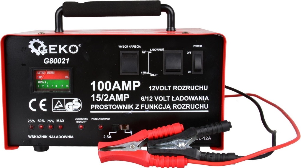Rectifier with starting Geko G80021 100A 6/12V