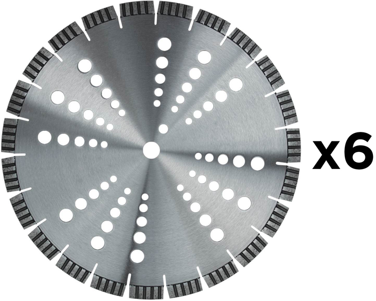 SET – Diamond blade Dr. Schulze SHARK 230 mm (6 pcs)