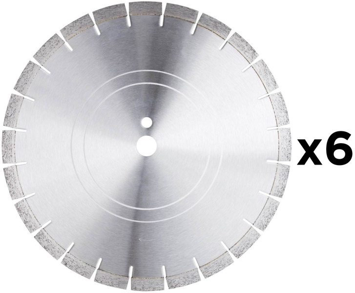 PAKIET – Tarcza diamentowa Dr. Schulze Shark Hard 230 mm do betonu, cegły, dachówki, asfaltu, kostki brukowej i piaskowca (6 sztuk)