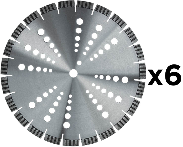 SET – Diamond blade Dr. Schulze SHARK 350 mm (6 pcs)