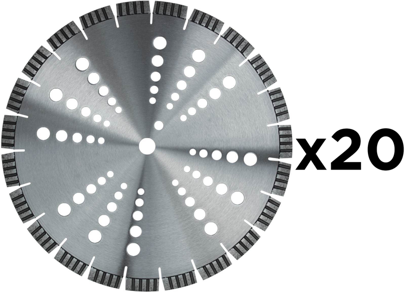 SET – Diamond blade Dr. Schulze SHARK 350 mm (20 pcs)