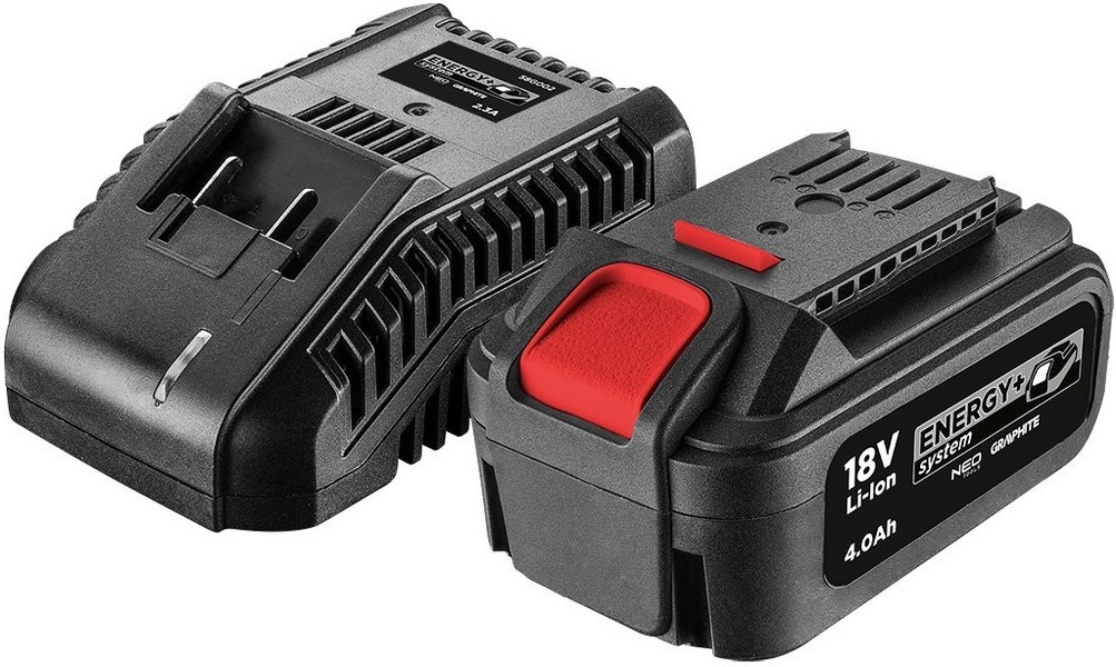 Battery 4 Ah and charger Graphite Energy+ 58GE132