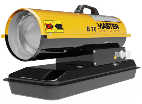Oil air heater Master B 70 CED (equipment power 20 kW)