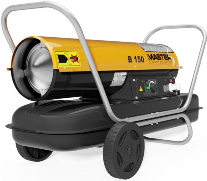 Oil air heater Master B 150 CEG (equipment power 44 kW)