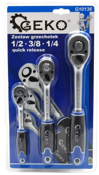 Ratchet wrench set Geko G10136 