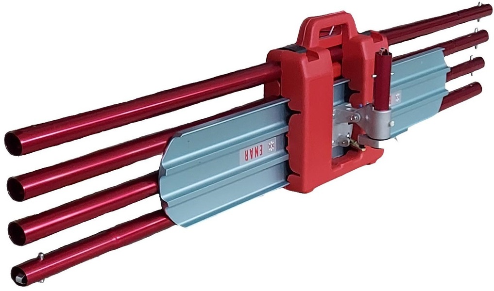 Oscillating concrete screed Enar TRO 1800 MG with 4 handles in case
