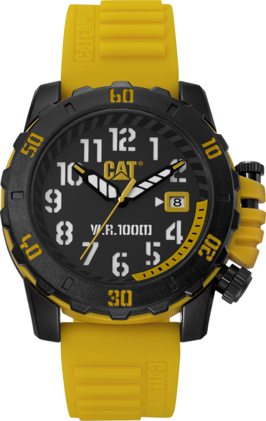 Zegarek Caterpillar Barricade 3HD ABS 44 mm (silikonowy pasek)