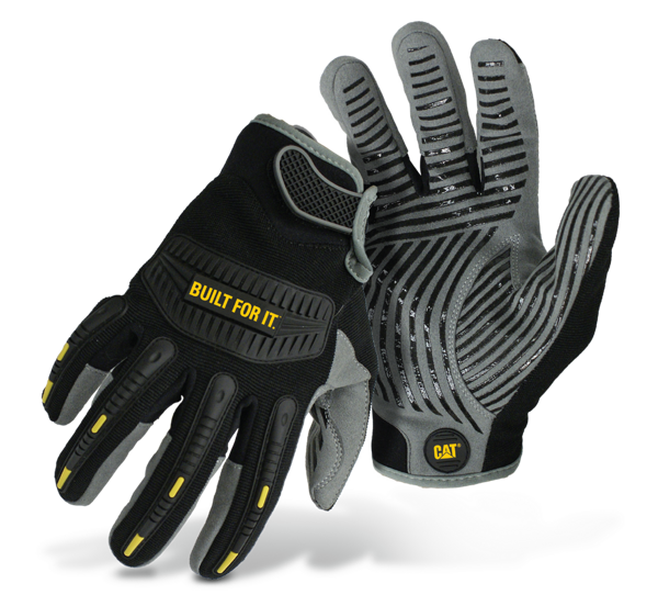 Work gloves Caterpillar Synthetic Palm ImpaCT Silicone Grip