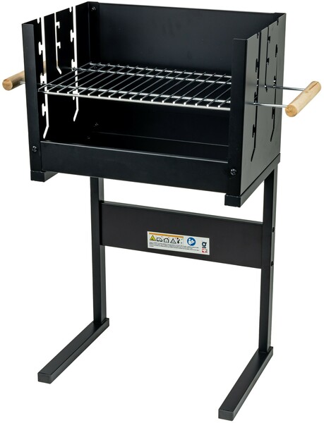 Grill węglowy, ogrodowy Velio GW-RH (ruszt chromowany)