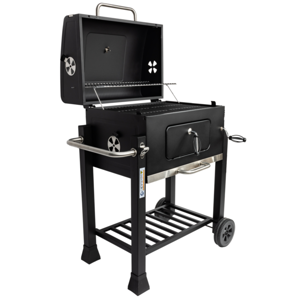 Grill węglowy, ogrodowy Velio HESTIA (ruszt żeliwny)