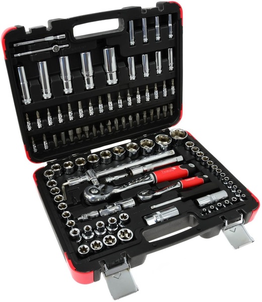 Socket wrench set Geko T00102 (108 pcs)