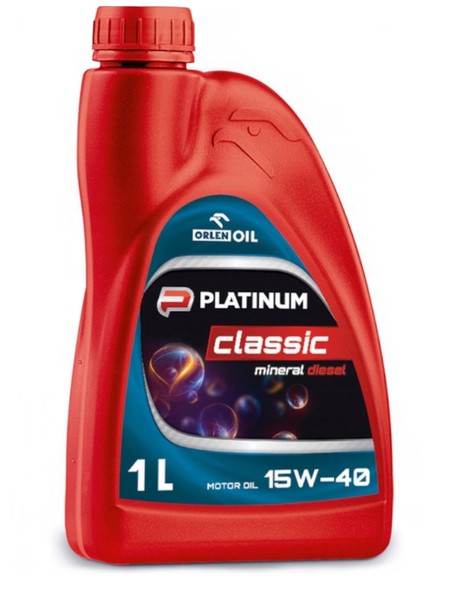 Olej mineralny do wibratora Platinum Classic Mineral 15W-40 (1 l)
