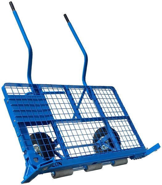 Wózek brukarski Jazon KRAB 1200 do pionowych rzędów kostki brukowej - wersja z pompowanymi kołami