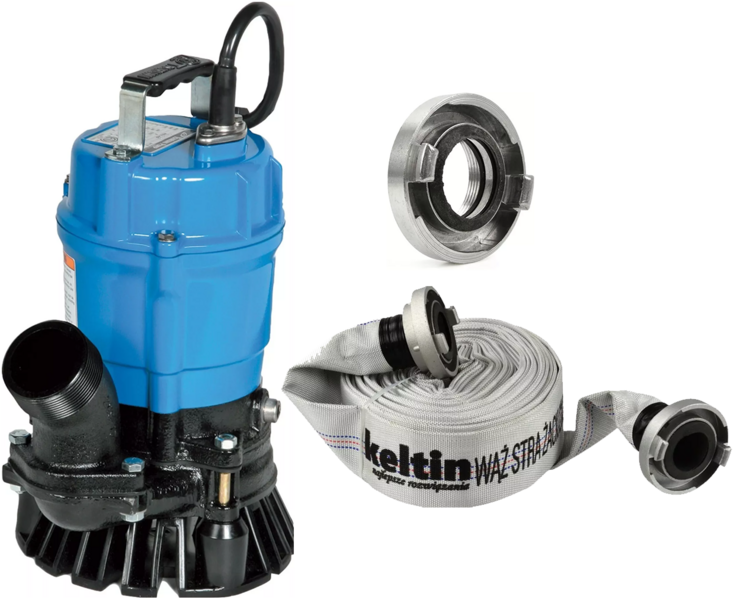Pompa zatapialna Tsurumi HS2.4S / 230V 0,4kW (+ złączka, wąż Geko 2")