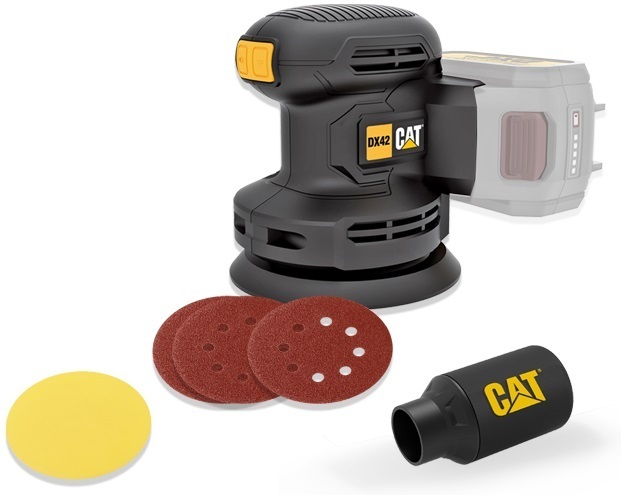 Corded eccentric sander 18 V Caterpillar DX42B